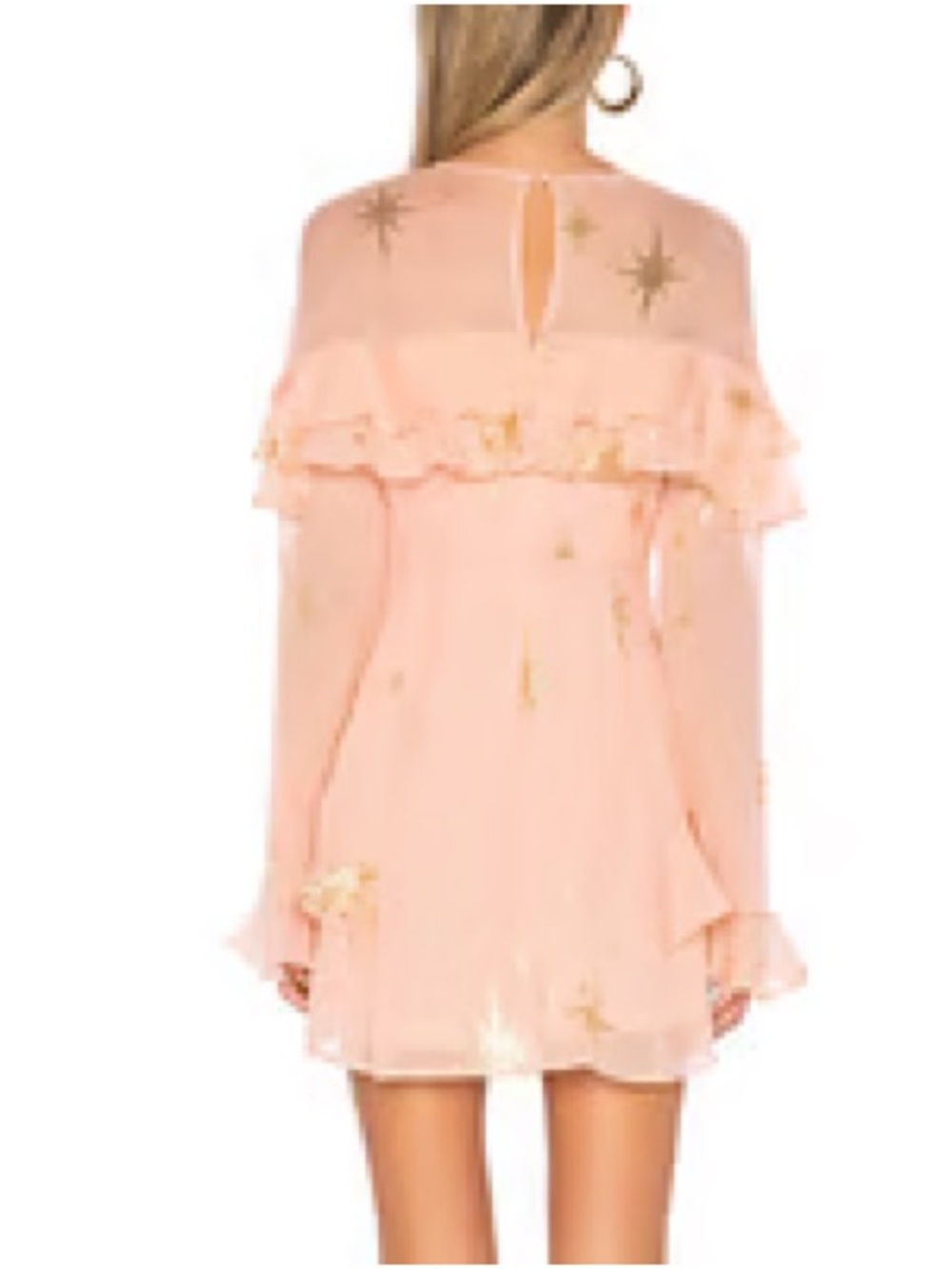 For Love & Lemons Gilded Star Mini Dress - Picture 2 of 5